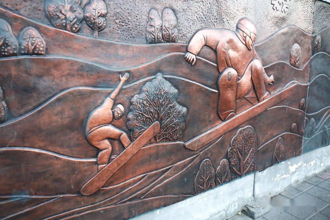 冬奥 石景山各类冬奥文化墙“靓”啦！