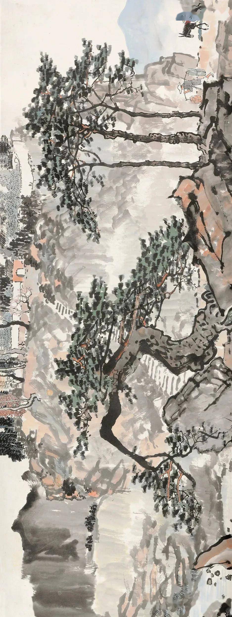 徐悲鸿的山水画长卷你一定没见过