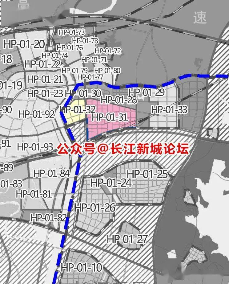 武汉市主体功能区规划-黄陂区功能单元布局图长江新区大学城选址鲁台