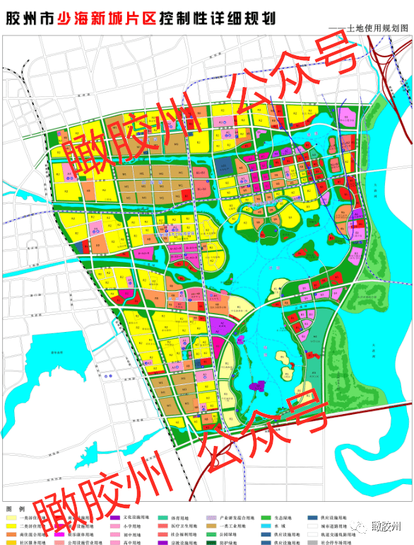 青岛胶州最新规划图图片