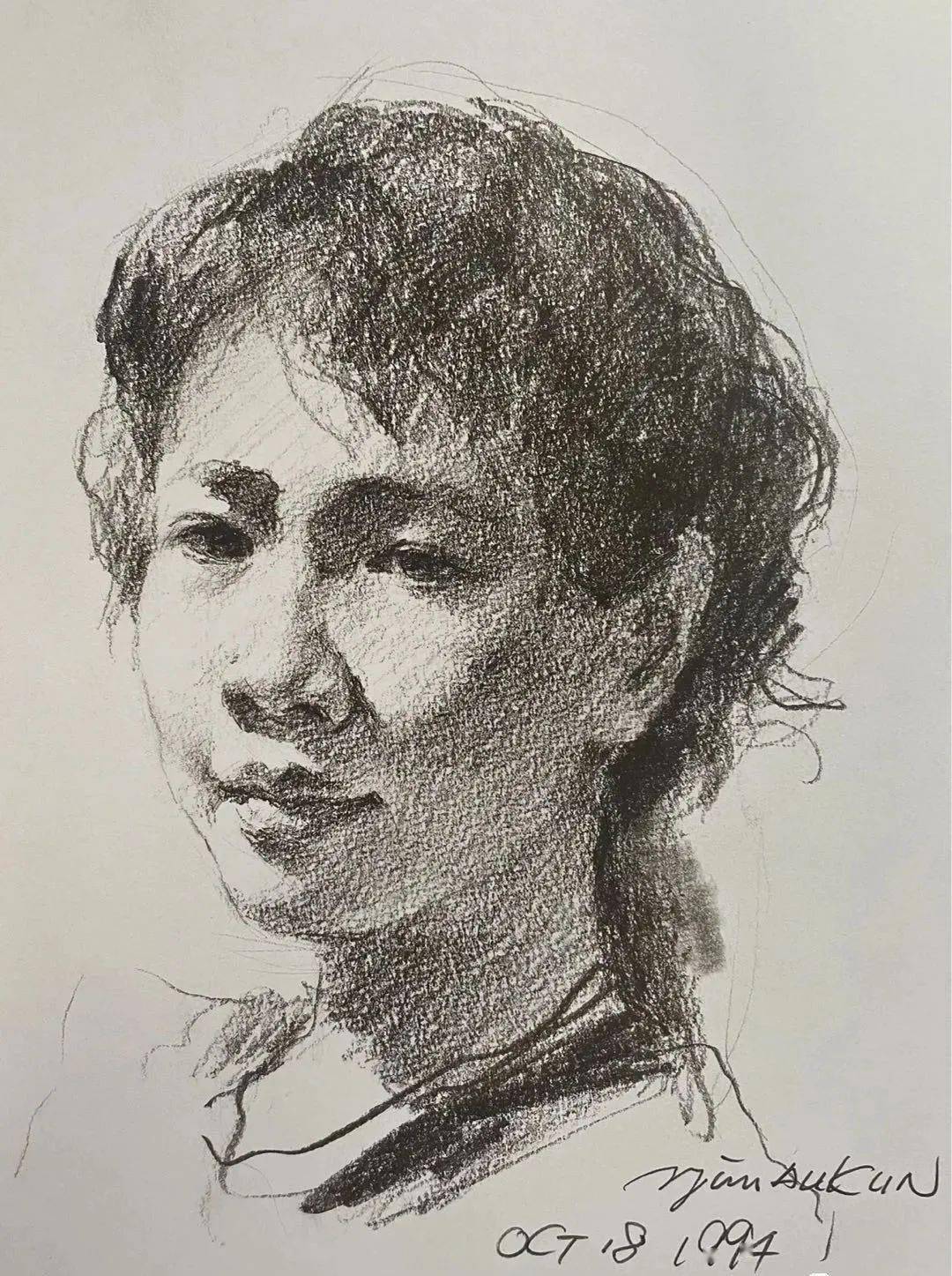 广美毕业的名家冉茂芹速写作品精选