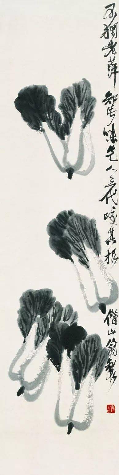 西北|鉴赏 |书画印里的立冬：石涛仿米，白石写菜