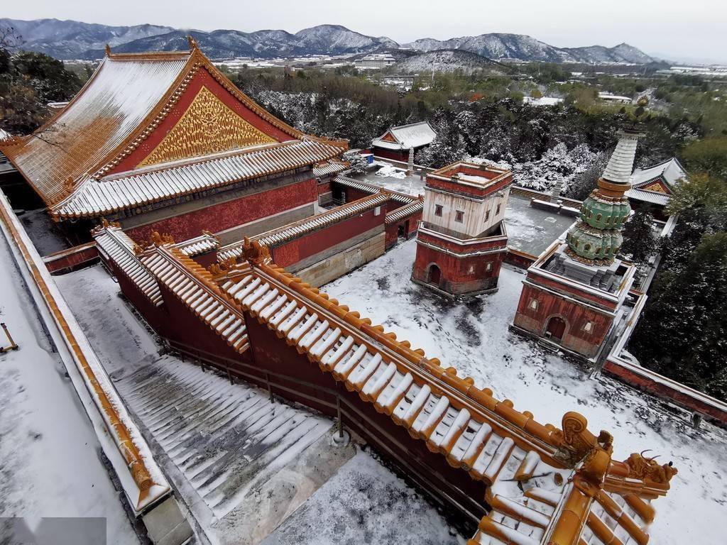 四大部|北京颐和园四大部洲景区雪后风光静好