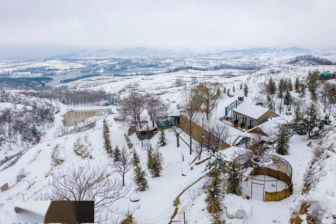 大雪后的桃花岛真美
