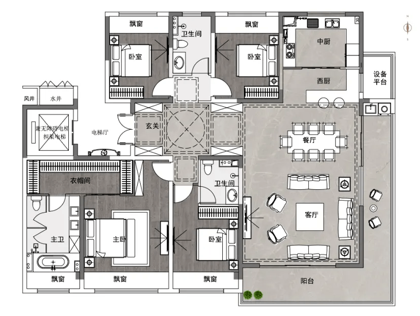 濮阳建业世和府户型图图片