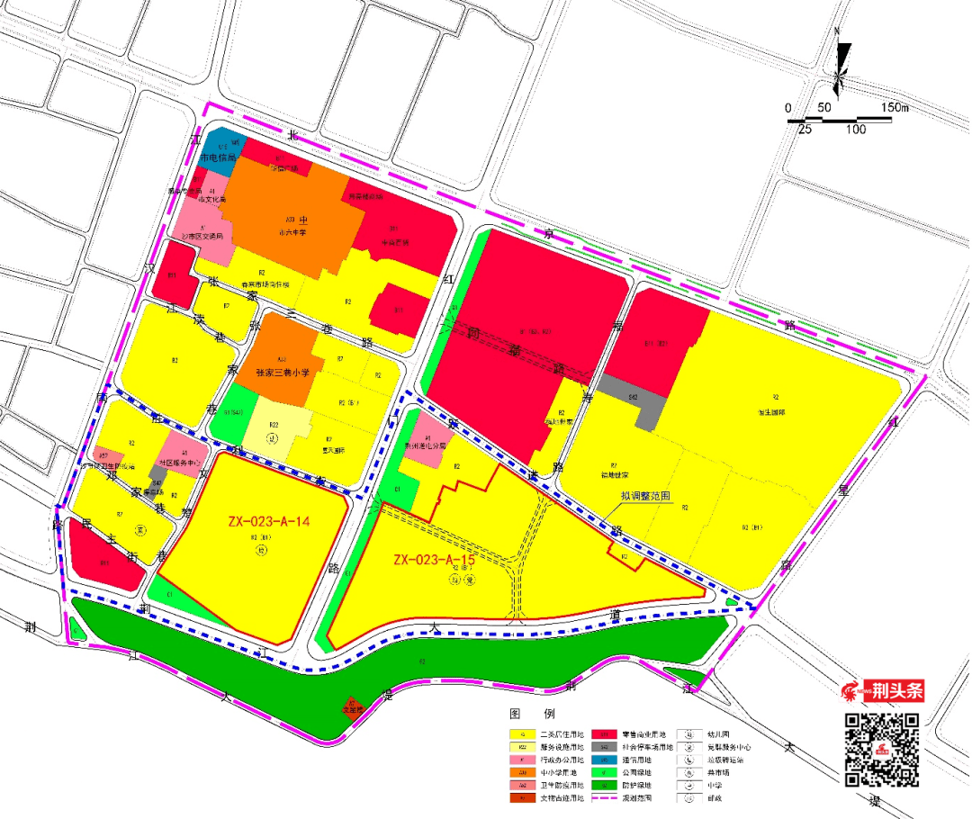 荆州市总体规划图图片