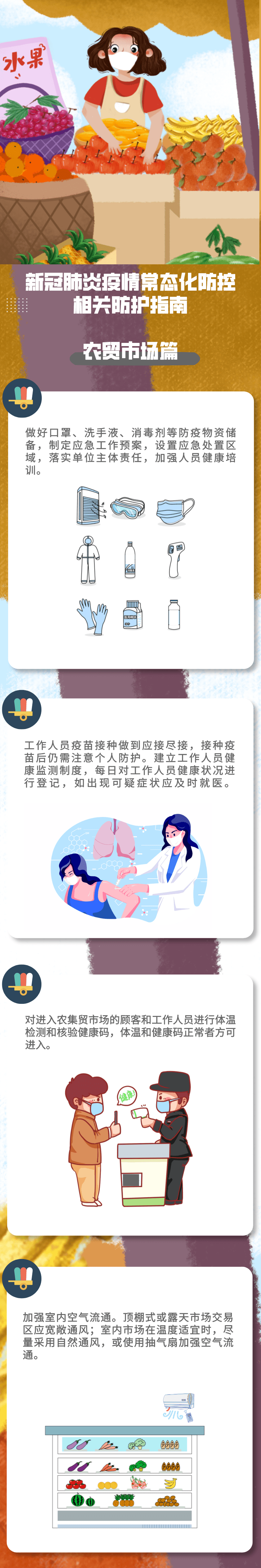 固安县|【疫情防控】新冠肺炎疫情常态化防控防护指南之农贸市场篇