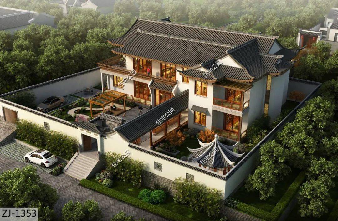 精选图库丨10套带地下室的农村户型图 建筑