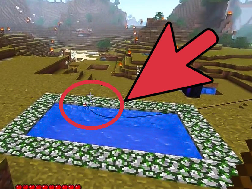 如何在Minecraft中制作钓竿_鱼竿