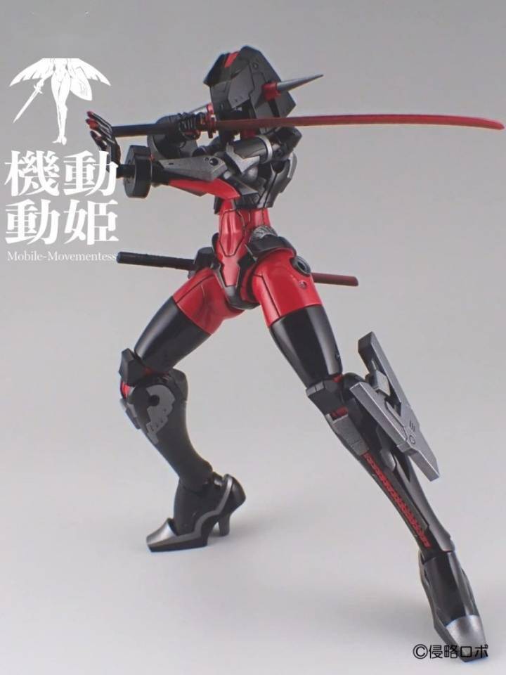 模玩|模玩资讯：侵略ROBO《机动动姫MoMo》黑/赤/铁&白/黒/金 模型发售
