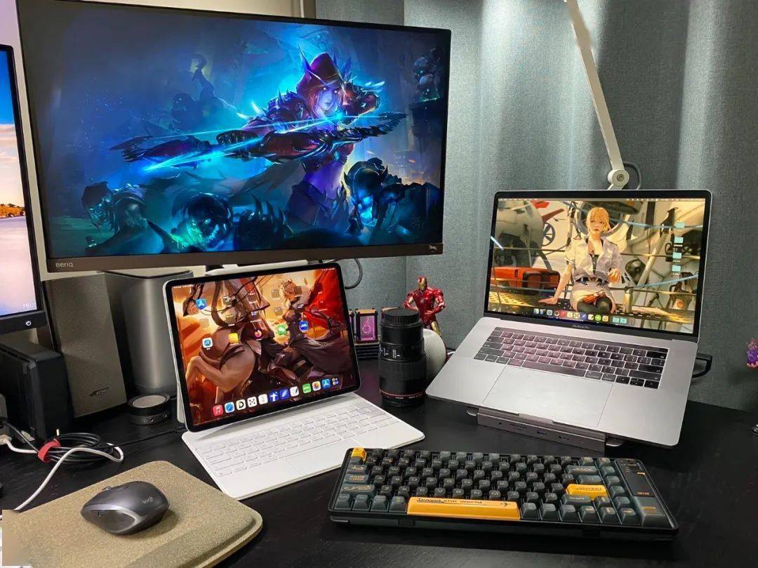 胡桃木宅家桌面分享，他们这样搭配更有氛围感丨糖纸新鲜事 06