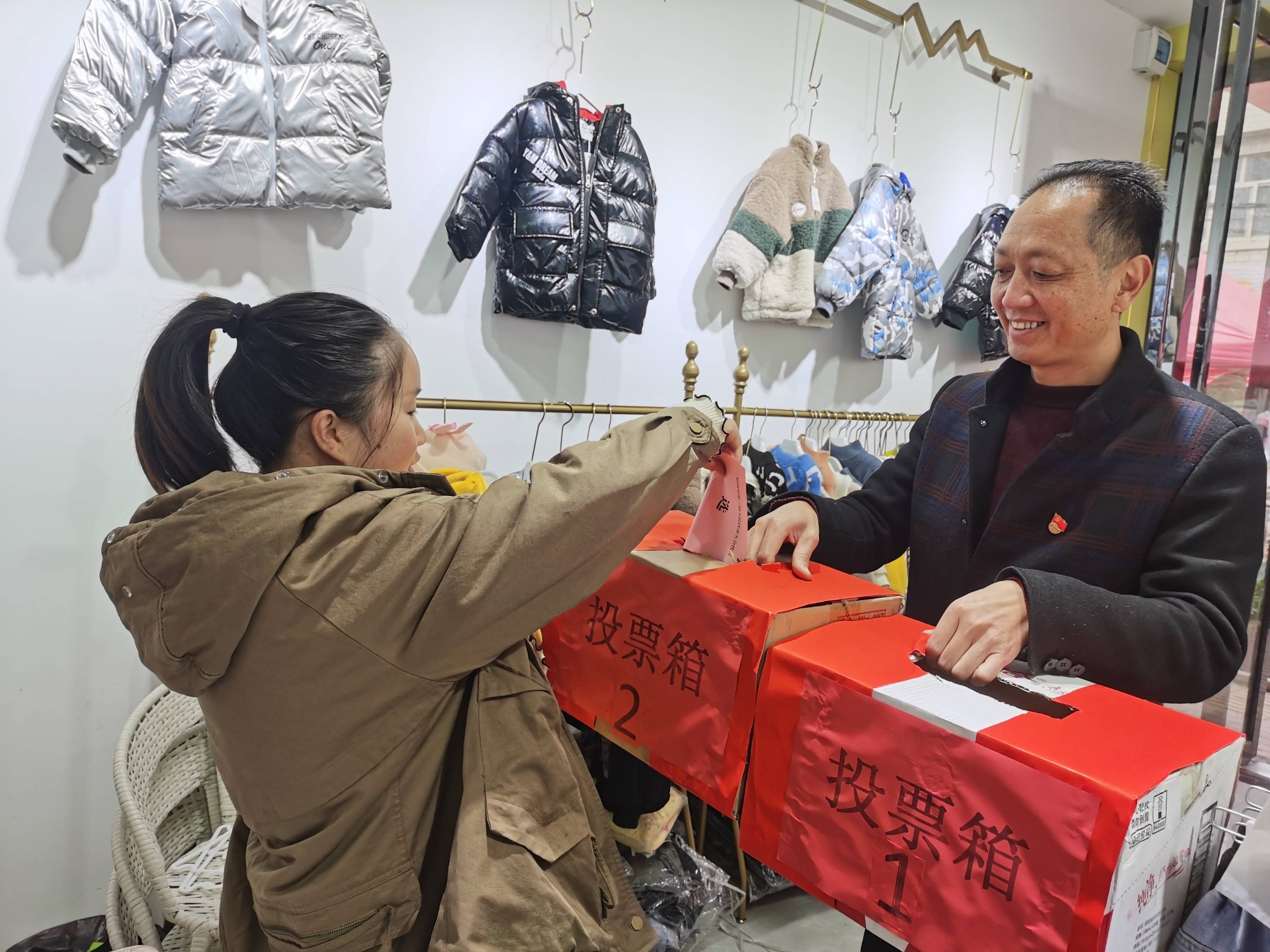 黔西市甘棠镇流动票箱进家门