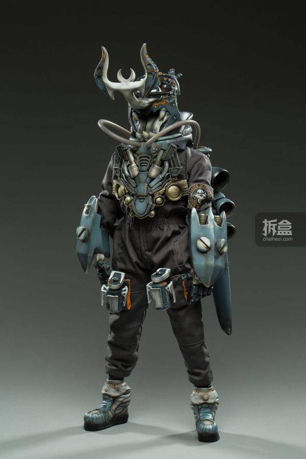 ART FUTURE 鬼捻蟲角 狩太郎 1/6可动人偶12寸兵人