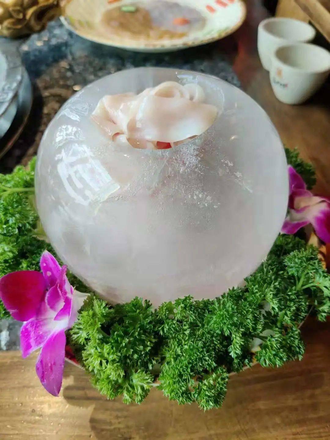 口口弹牙的感觉  一整盘都是精品~ 图片源于网络,以供参考 / 冰川鹅肠