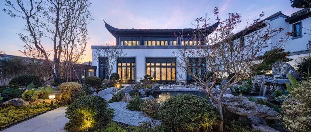 萧山南,蓝城中式合院200多万!有天有地还带花园_江南