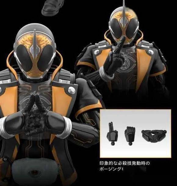 假面骑士ghost拼装:脸部造型有些奇怪,配件中竟然有品红腰带