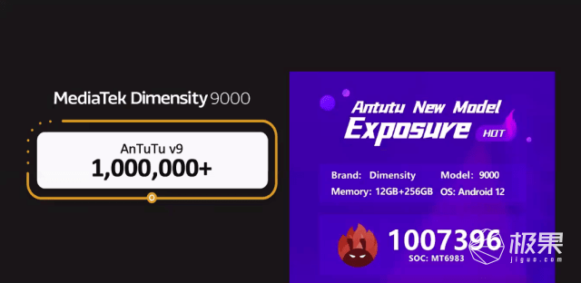 联发科发布「天玑9000」旗舰芯！全球首个4nm工艺，跑分破百万…高通危！