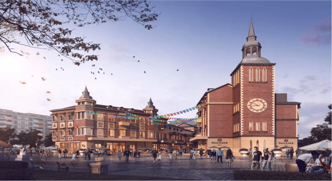 啤酒博物馆效果图作为啤酒小镇创新之举,每年举办一次的啤酒狂欢节