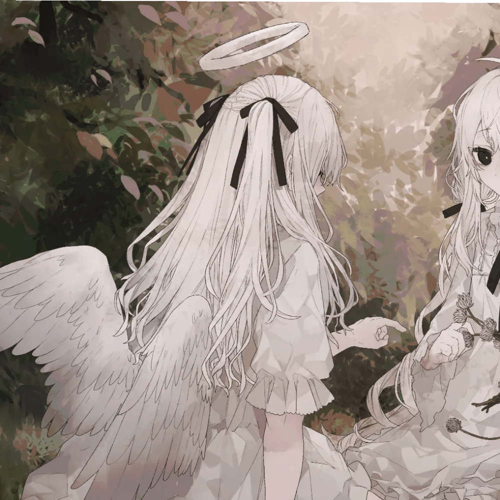 忧郁冷淡风动漫闺蜜头像