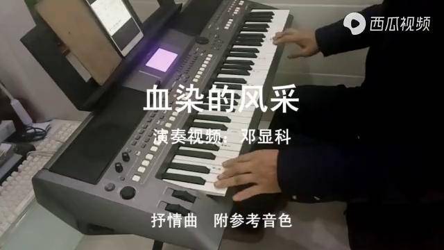 农民电子琴抒情版《血染的风采》:战士保家卫国,英雄可歌可泣