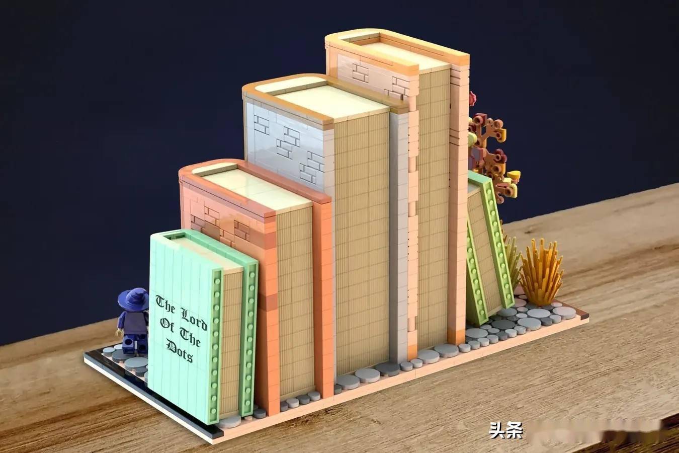 喜欢读书的你这款乐高街景和书本结合的书立你喜欢吗