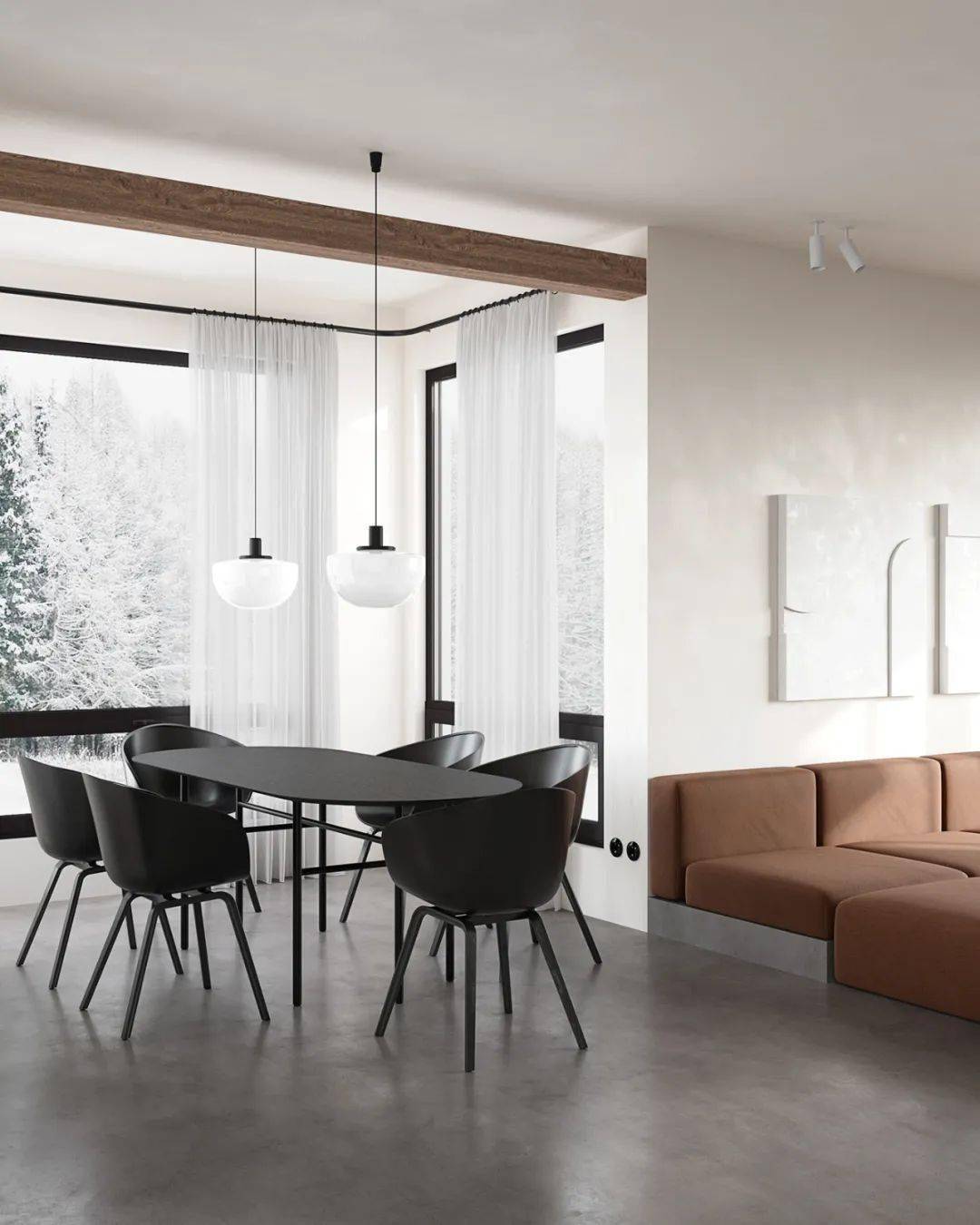 俄罗斯列宁格勒极简主义豪宅品味质感生活