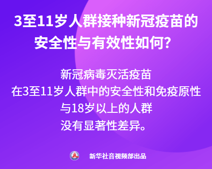 接种|科普有声剧 | 3-11岁人群接种新冠疫苗 你想知道的都在这儿了！