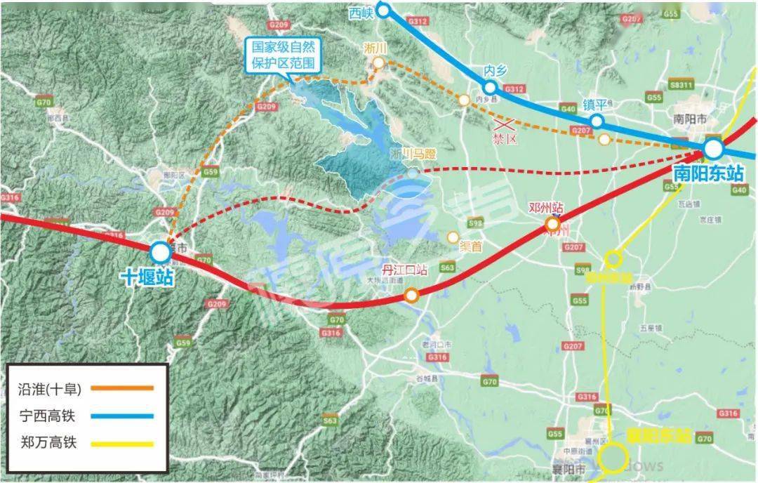 淅川到邓州高速规划图图片