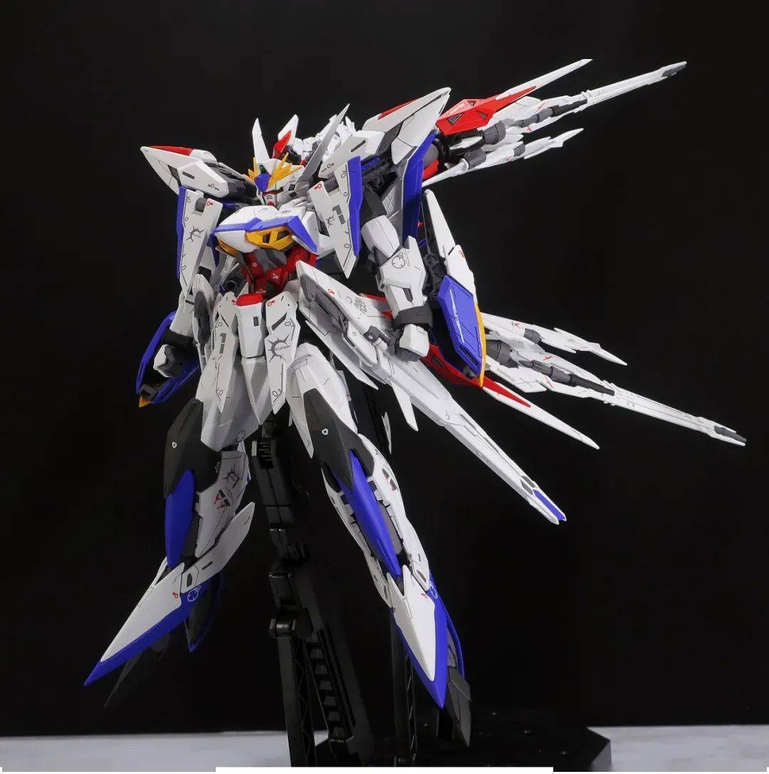 mg天蚀高达专用机动强袭背包干净涂装胜似官图