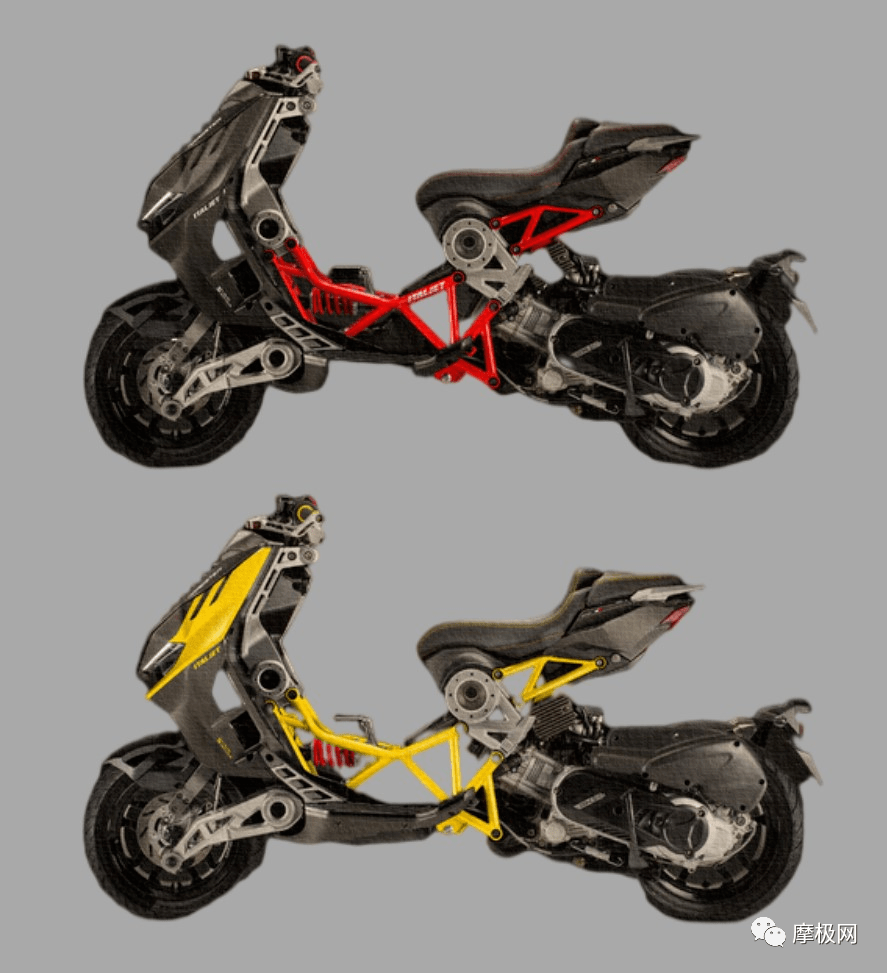 独特个性的异形踏板— italjet dragster 200