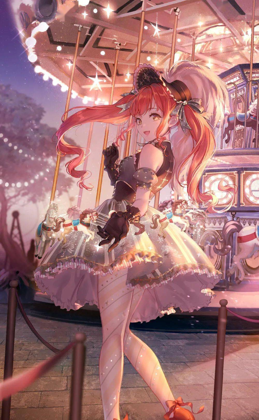 精选高清壁纸超美红与黑系动漫壁纸