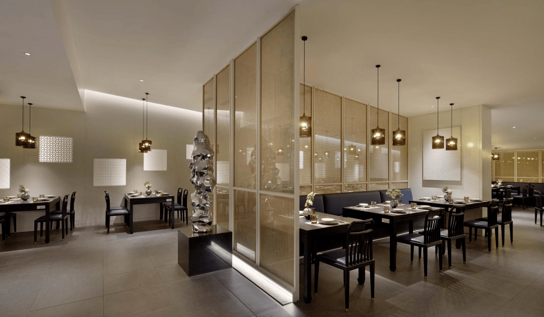 【意向东方设计】2200㎡合肥徽州一楼餐厅设计,超美的东方设计!
