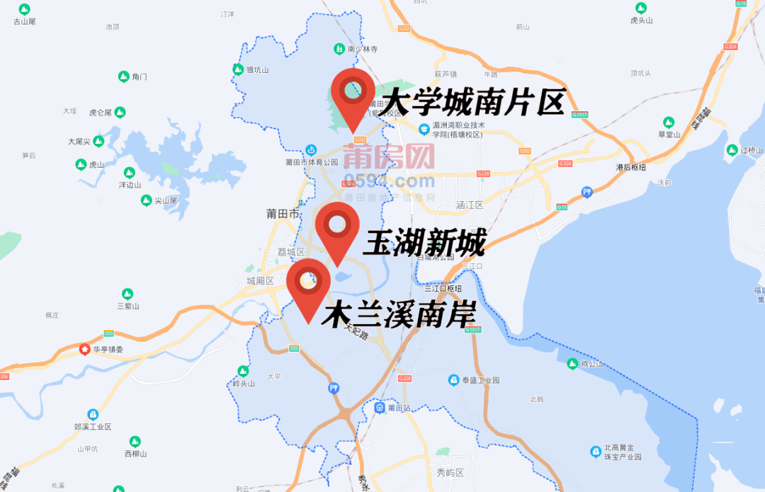 莆田30年卫星地图变化!看到你家没._城市