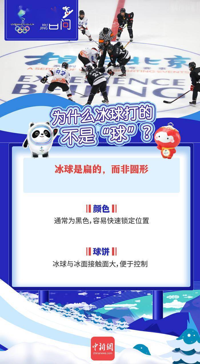 冰面|冬奥百问 | 为什么冰球是扁的不是圆的？