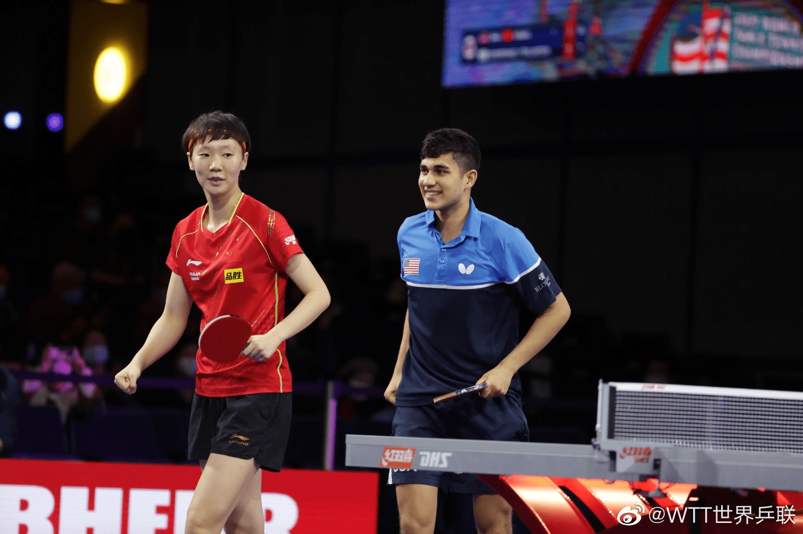 新闻|开门红！世乒赛两对中美混双组合首战完胜
