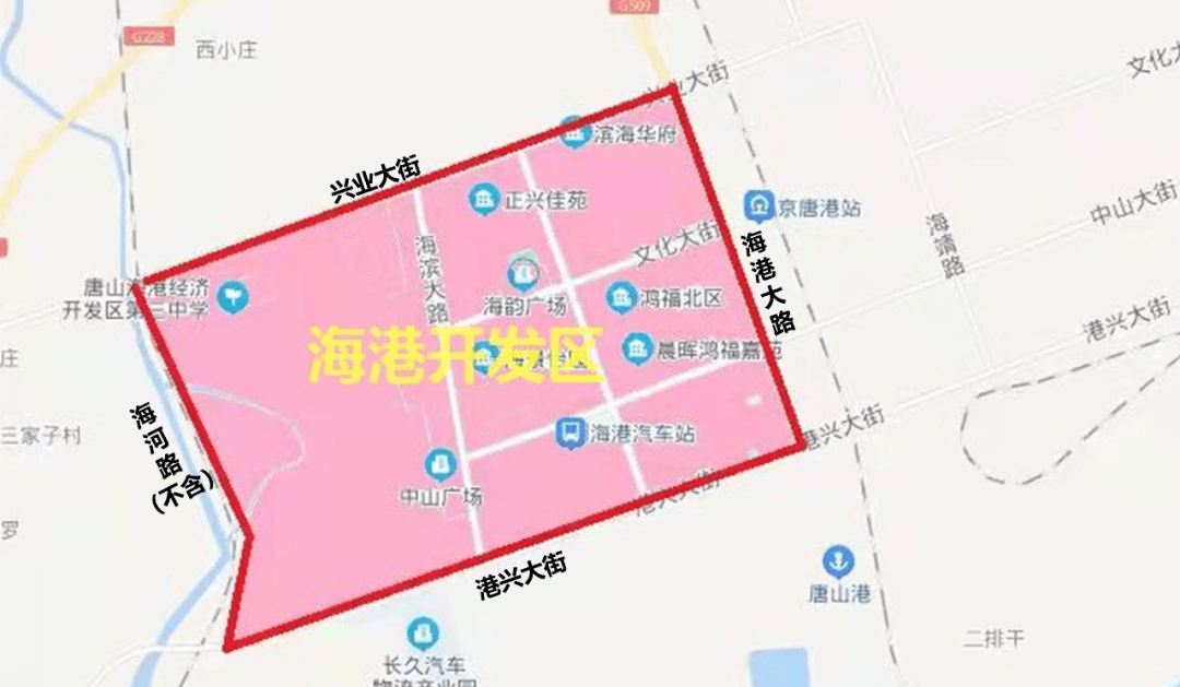 京唐港2022限号区域图图片