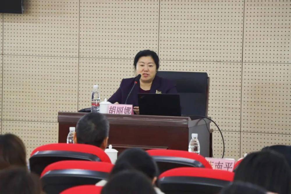 胡丽娜教授讲课