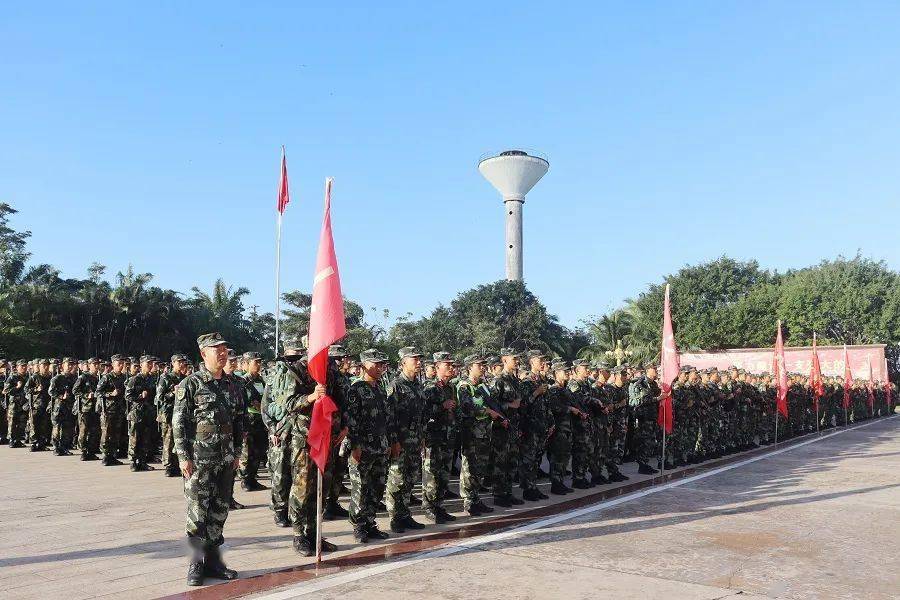 【武警风采】武警海南总队新兵团 