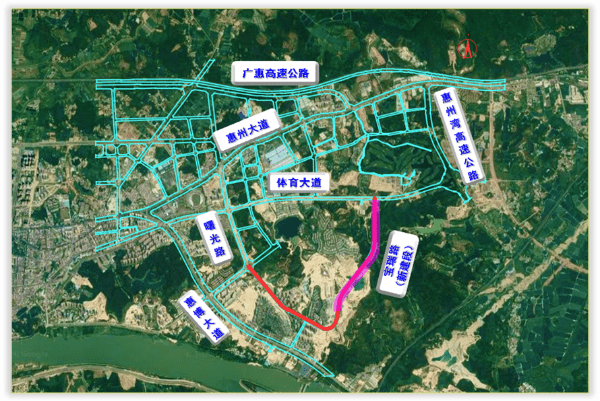 博罗滨江西路规划图图片