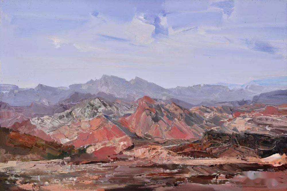 张延昭 帽儿山风景作品