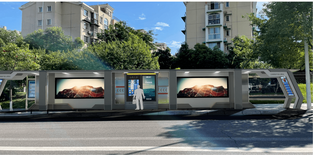 高颜值高科技绵阳首批智慧公交站台即将上线