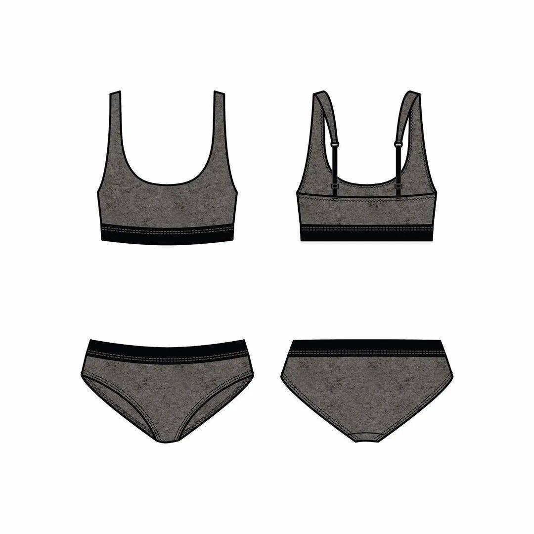 设计 内衣/胸衣——服装款式图&效果图设计！