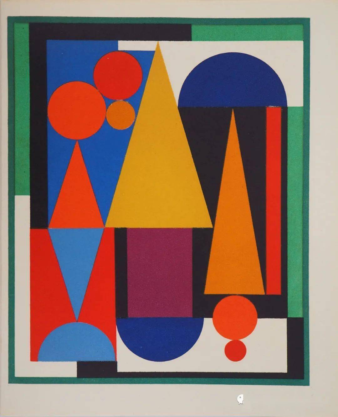 绘画欣赏——auguste·herbin_奥古斯特·赫宾_立体派_抽象画
