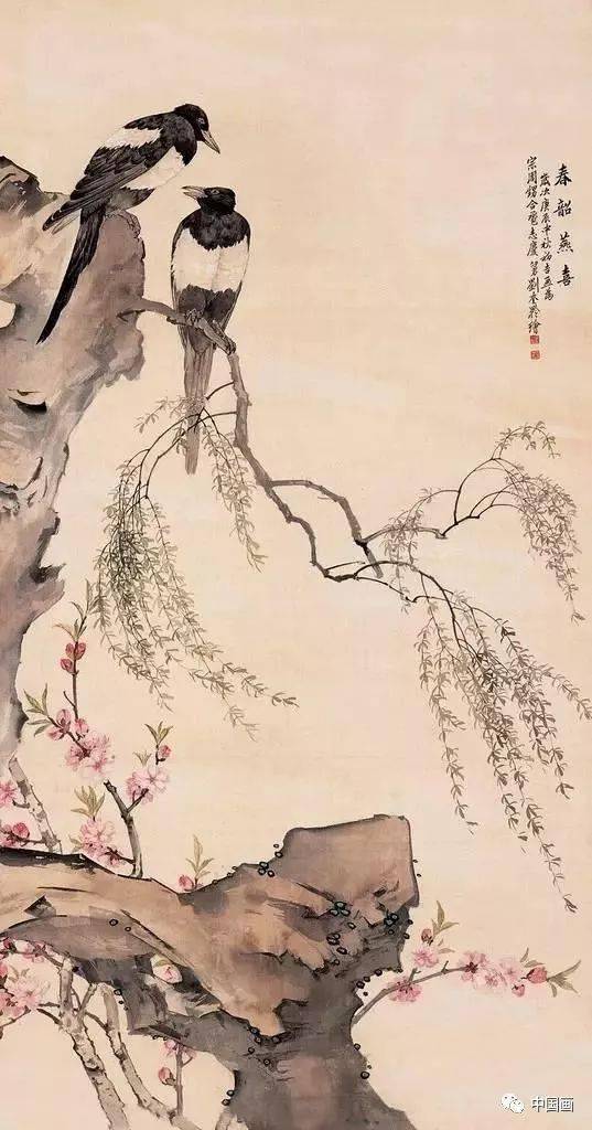 肉筆 水墨画 刘奎龄 全能画家刘奎龄100副高清工笔花鸟画欣赏！！！_中国_作品_传统