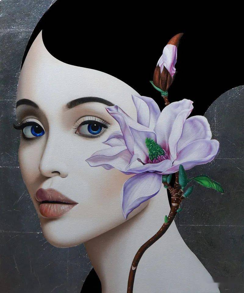 抽象唯美的创意插画设计艺术续