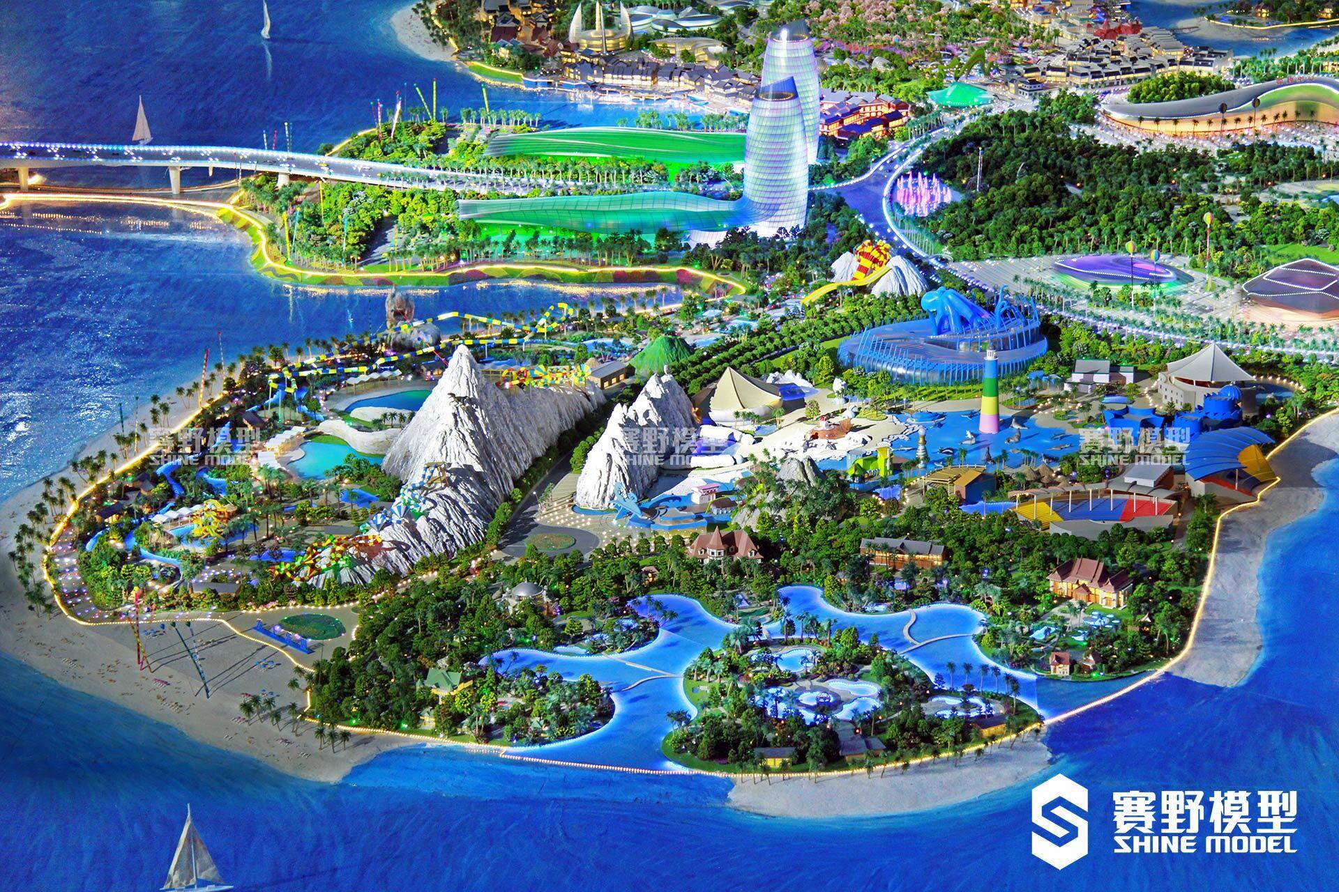 赛野模型 | 中国海南海花岛沙盘模型_世界_项目名称_旅游