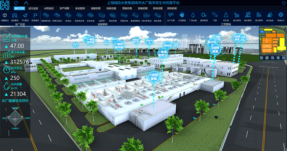 上海首个数字孪生水厂系统投用，119岁水厂有了数字孪生体