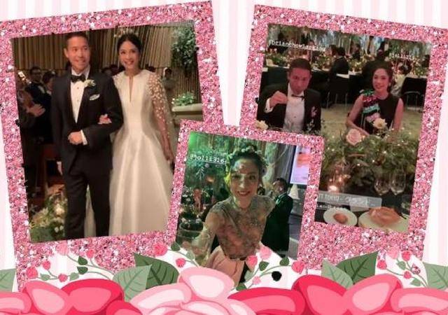 港记报道称张惠妹的前男友周立璟在日本举办了婚礼,他的新娘子卢恬儿