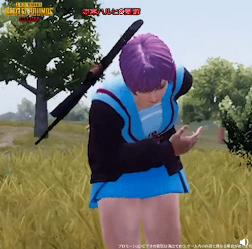 吐槽|PUBG日服和涼宮春日的憂郁聯動，建模惹吐槽：神魔東西