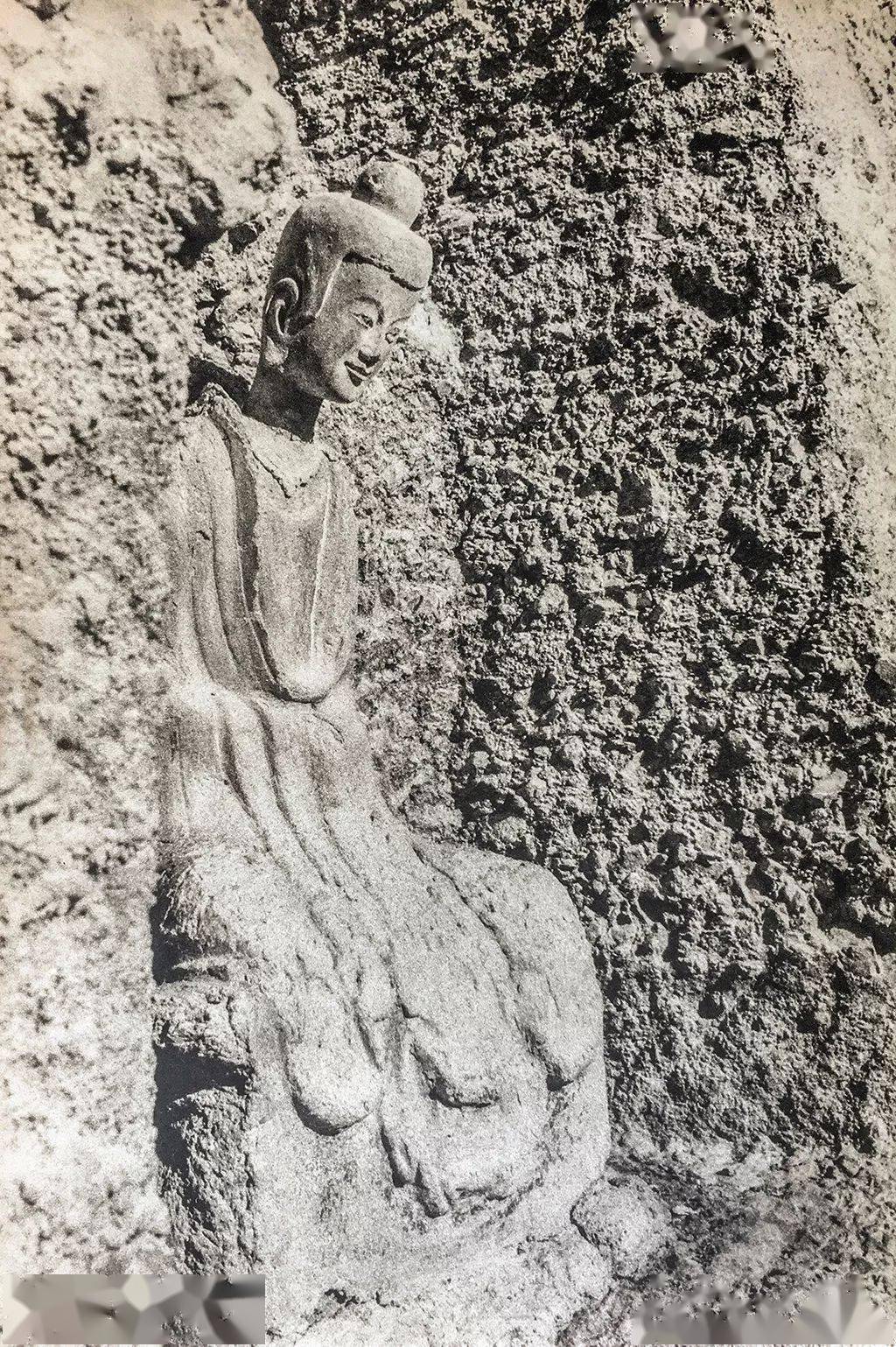 资料| 1956年名取洋之助镜头下的麦积山石窟_菩萨_洞窟_立像